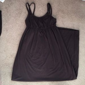 Brown maxi dress